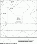 Crease pattern for internal (insert) box
Style 1.