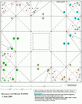 Crease pattern for internal (insert) box: Style 2.
A little easier than Style 1.