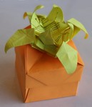 Recycled flyer box, type 4.