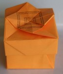 Recycled flyer box, type 3.