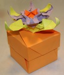 Recycled flyer box, type 4.  Variation.