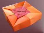 Jumbo box lid.  Made from five sheets of American Letter sized paper.
(More to come, including diagrams.)