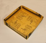 Big square modular box
Made from take out menus