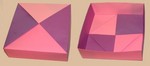 Big Square Modular Box
Nov 2005
Designed and folded by Rosemary LYNDALL WEMM