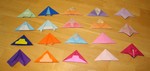A collection of bookmarks of differing design and papers.  Folded and designed April 2007.  

(At least two of them seem to have been already discovered by someone else.)