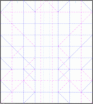 DIAGRAMS AND FOLDING INSTRUCTIONS
More crease patterns and unit samples are to be found in the rest of the albumn. Follow the pointers.