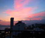 Another view of the sunset in Acapulco.