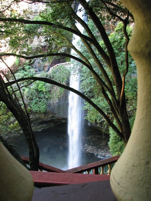 The waterfall at el salto de san antonio