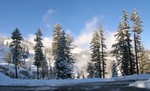 On top of Mt Lassen.  It was very very cold.