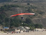 The final descent to the beach.