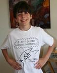Sept 2006.  All of Tristan's favourite t-shirt.