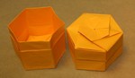 Hex Layered Box.  Sept 2006