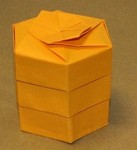 Hex Layered Box.  Sept 2006