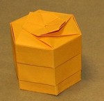 Hex Layered Box.  Sept 2006