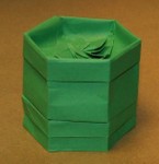 Hex Layered Box.  Sept 2006