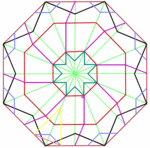 Crease pattern for twist box, type 4.