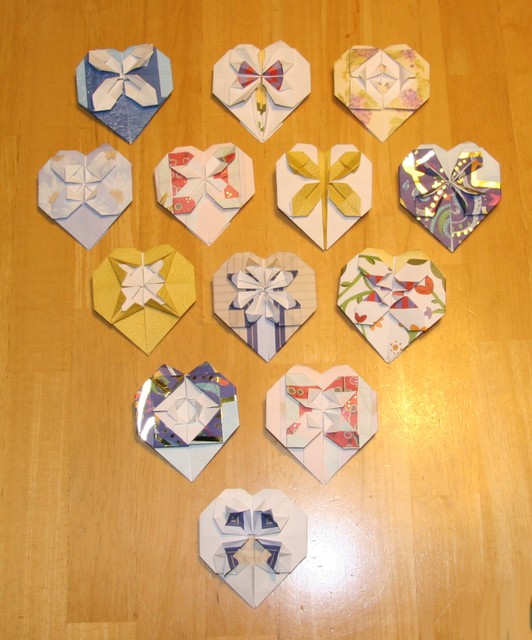 Another collection.  Notice that the top points have been softened.