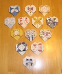 Another collection.  Notice that the top points have been softened.