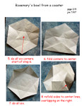 Photo instructions for Hexagonal Coaster Bowl.  Slide 2 of 3.