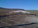 Another of our group landed way out in the middle of nowhere.  This is an "airstrip".