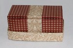 Large Hinged Box with torsion belt. The belt helps stablise the box.